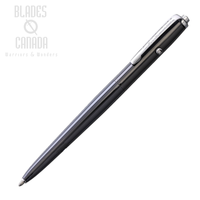 Fisher Space Pen Original Astronaut Pen, Titanium Black with Chrome Clip, FPAG7C-BTN
